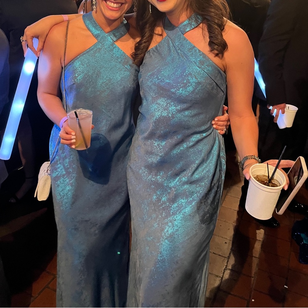 Blue gown